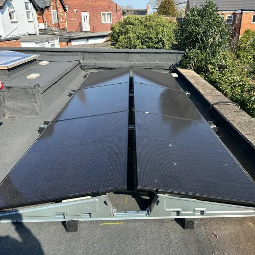 Solar panel installation by The Green Co-Op