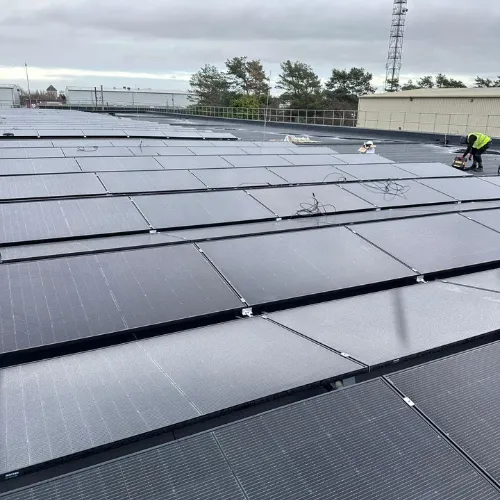 Solar panel installation by The Green Co-Op